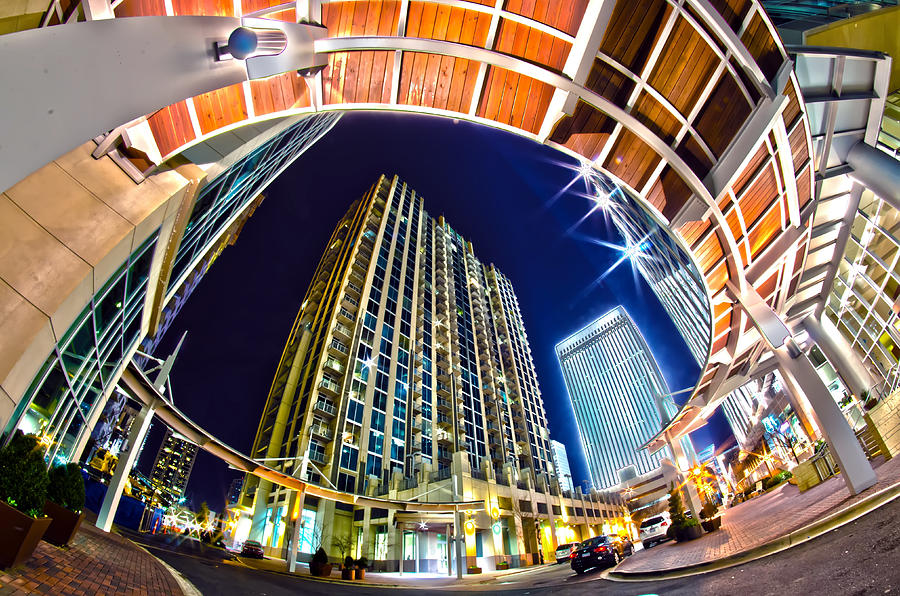 Modern Architecture In Charlotte Nc Photograph by Alex Grichenko