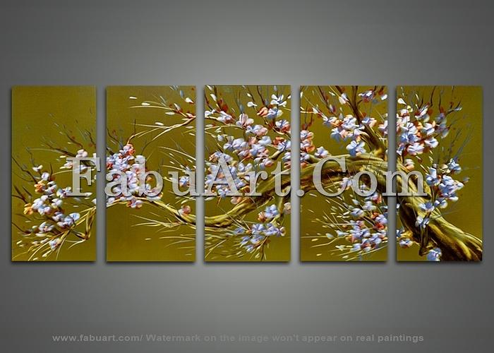 Modern Brown Tree Painting Painting by FabuArt | Fine Art America