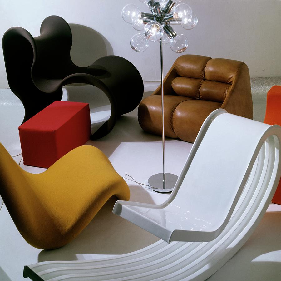 Modern Chairs Photograph by Horst P. Horst