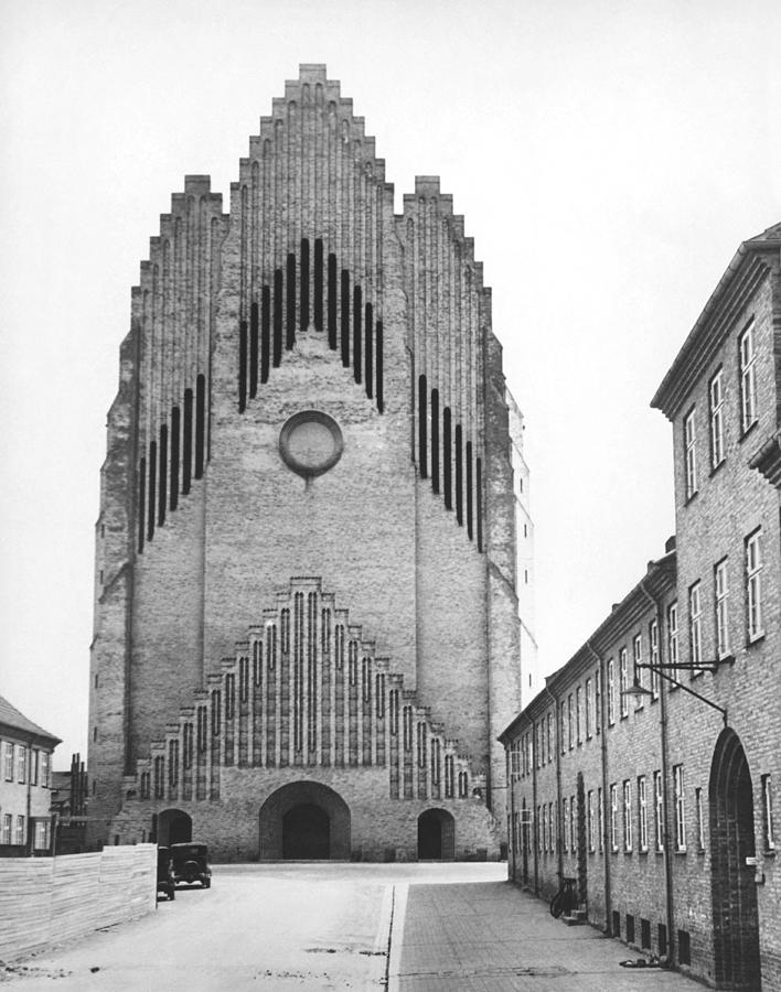 Modern Danish Church Photograph by Underwood Archives