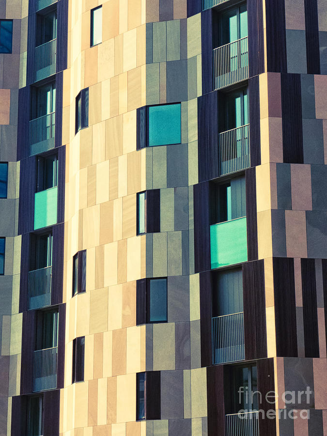 Modern facade Photograph by Silvia Ganora