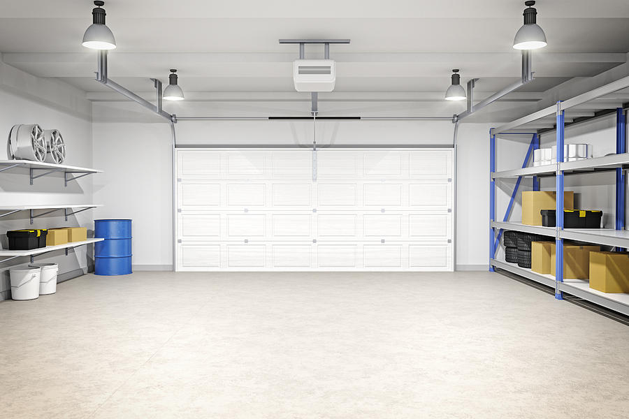 Modern Garage Interior Photograph by Imaginima