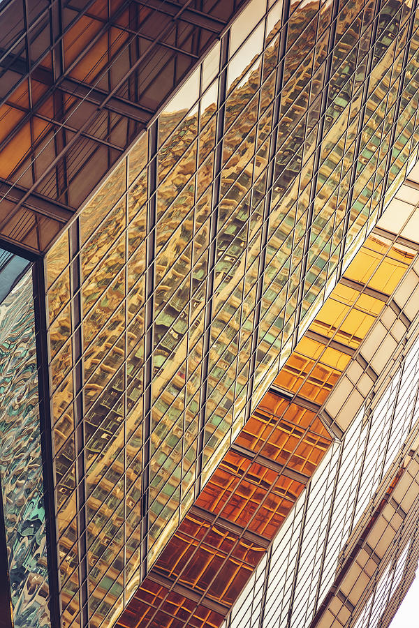 Modern Glass Building,detail Shot Photograph by Aaaaimages