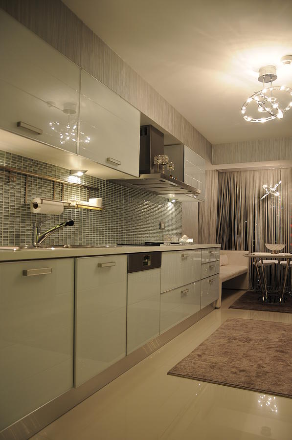 Modern Kitchen Home Interior Photograph by Jujuenter