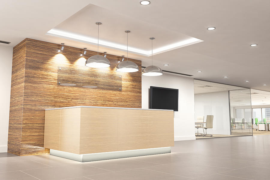 Modern Office Reception Photograph by Imaginima