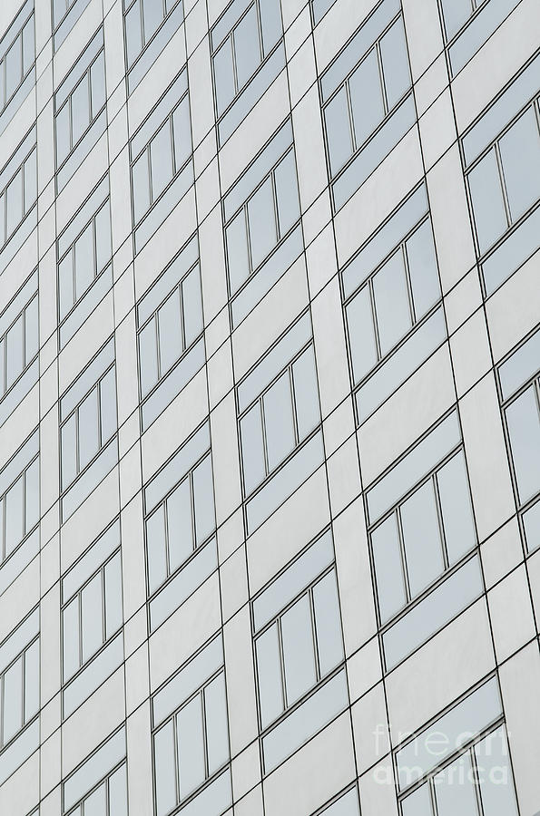 Modern Skyscraper Architecture Pattern Detail Photograph by JM Travel Photography
