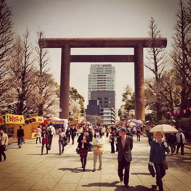 Tokyo Photograph - Modern #torii - #yasukuni #tokyo #japan by Kenichi Iwai