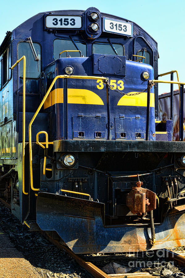 Modern Train Engine Photograph by Paul Ward