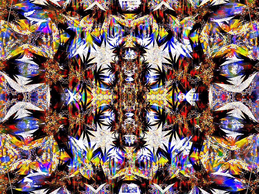 Fractal Digital Art - Modernista by Janet Russell Fractal Digital Art - Modernista by Janet Russell