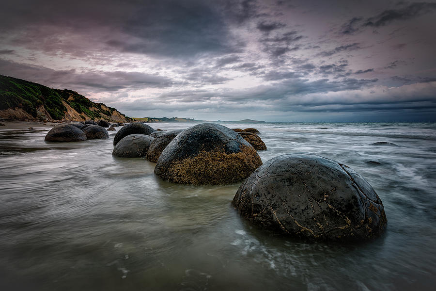 Moeraki Morning | Otago Coast, Nz Photograph by Copyright Lorenzo Montezemolo Moeraki Morning | Otago Coast, Nz Photograph by Copyright Lorenzo Montezemolo
