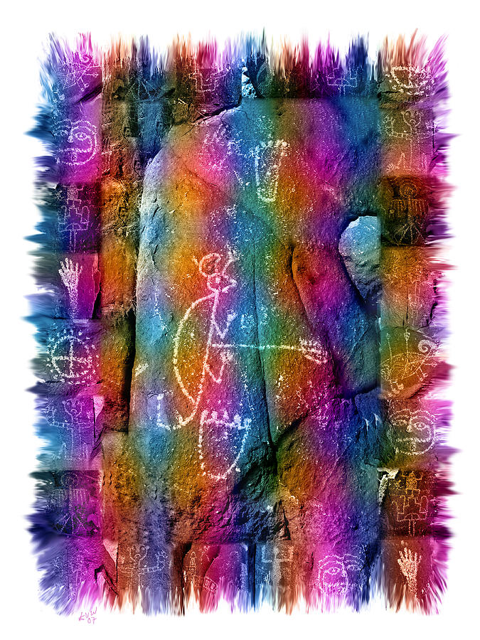Petroglyph Photograph - Mogollon Blanket of Legends by Kurt Van Wagner