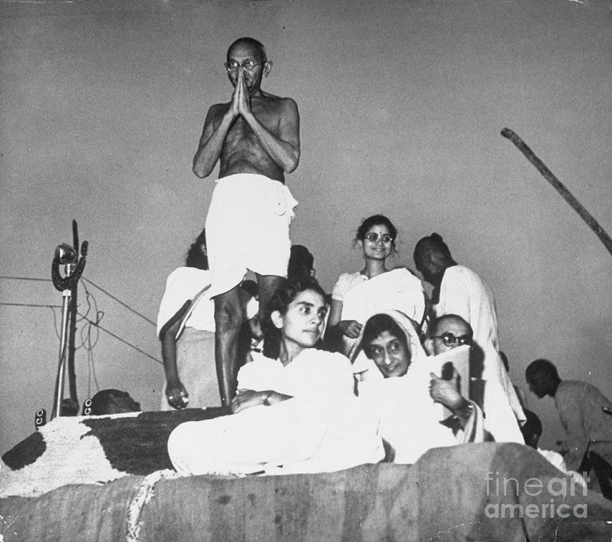 Mohandas Gandhi Photograph by Celestial Images