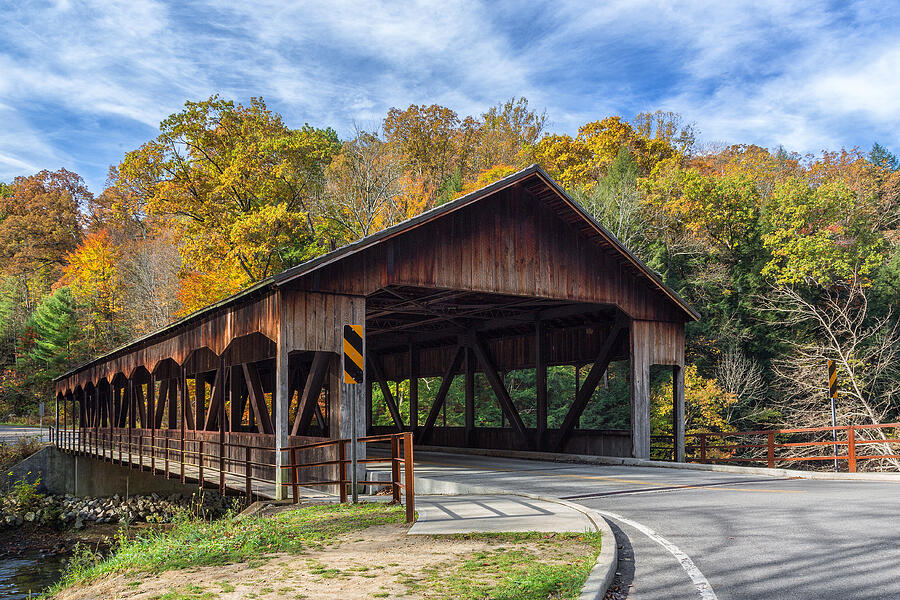 Covered Bridge Photograph - Mohican Covered Bridge by Dale Kincaid