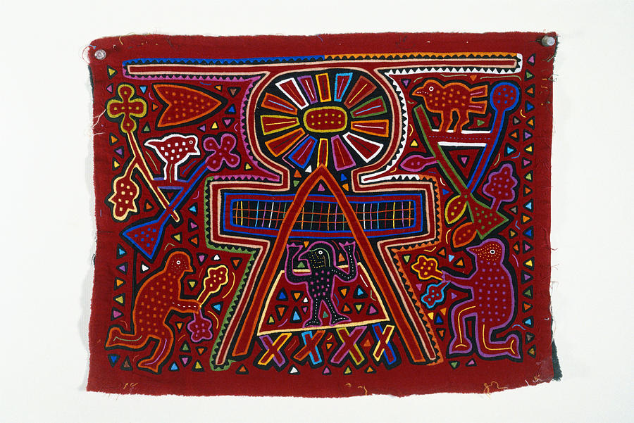 Mola Textile From Panama Photograph by Gary Retherford