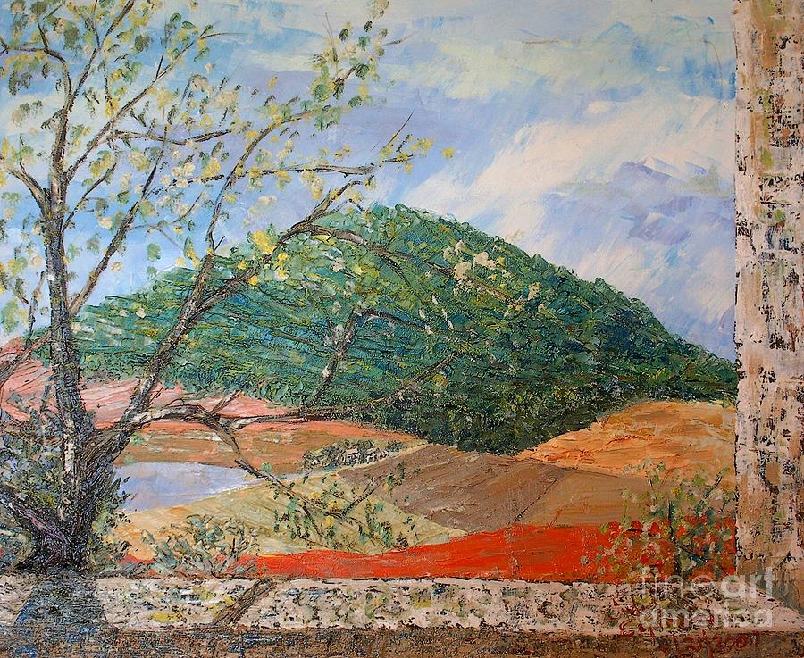 Mole Hill Greets the Morning - SOLD Painting by Judith Espinoza