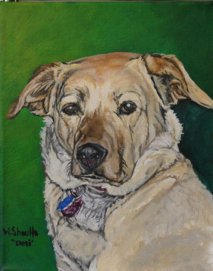 Molly Painting by Wendy Shoults
