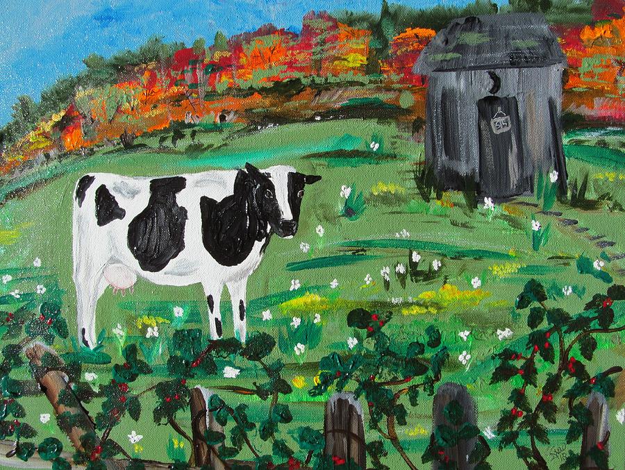 Mollys Field Painting by Susan Voidets