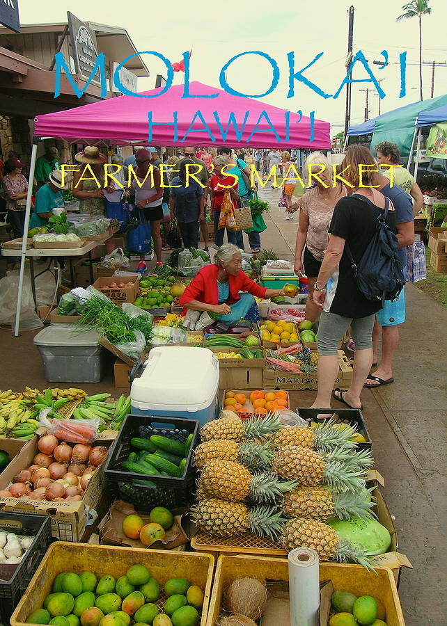 Molokai Farmers Market Photograph by James Temple