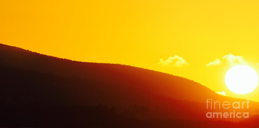 Molokai Sunrise Photograph by Fred Sheridan