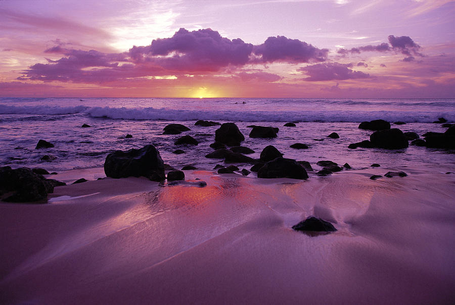 Molokai West Shore Sunset Photograph by Ron Dahlquist - Printscapes