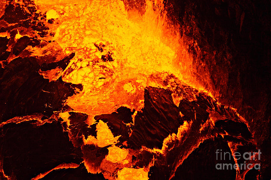 Molten Lava In A Volcanic Vent Photograph by Stephen & Donna OMeara