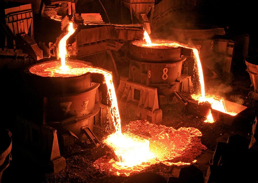 molten-steel-at-a-foundry-science-photo-