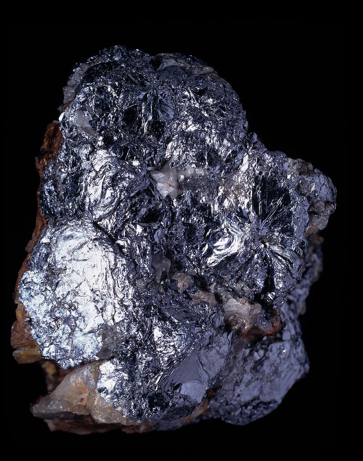 Molybdenite Specimen Photograph by Natural History Museum, London/science Photo Library