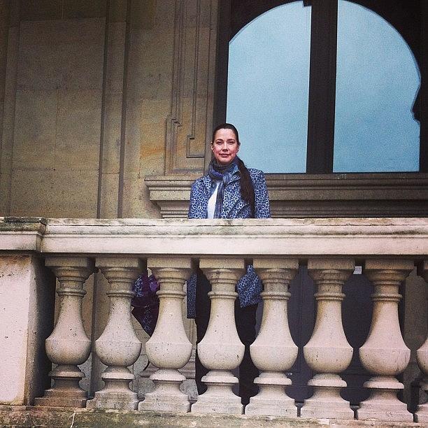 Mom At The Louvre! Photograph by Rachel Solomon