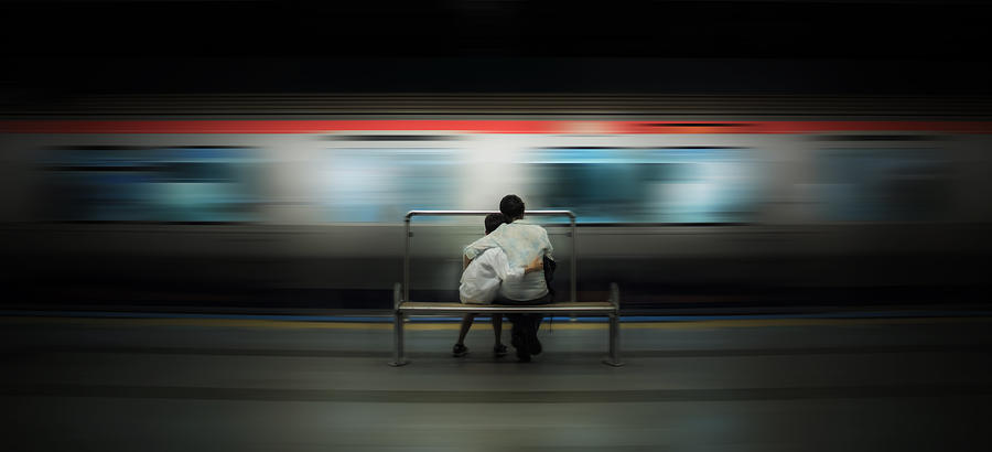 Train Photograph - Mom! Do Not Leave Me... by Ademhabibe Train Photograph - Mom! Do Not Leave Me... by Ademhabibe
