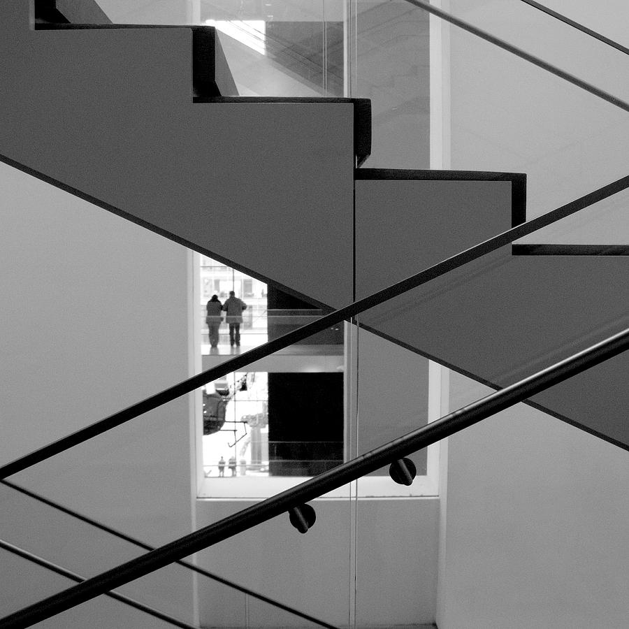 MoMA stairs 2 Photograph by Cornelis Verwaal