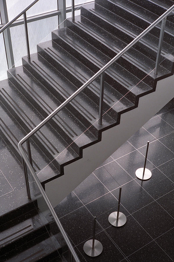 MoMA stairs 5 Photograph by Cornelis Verwaal