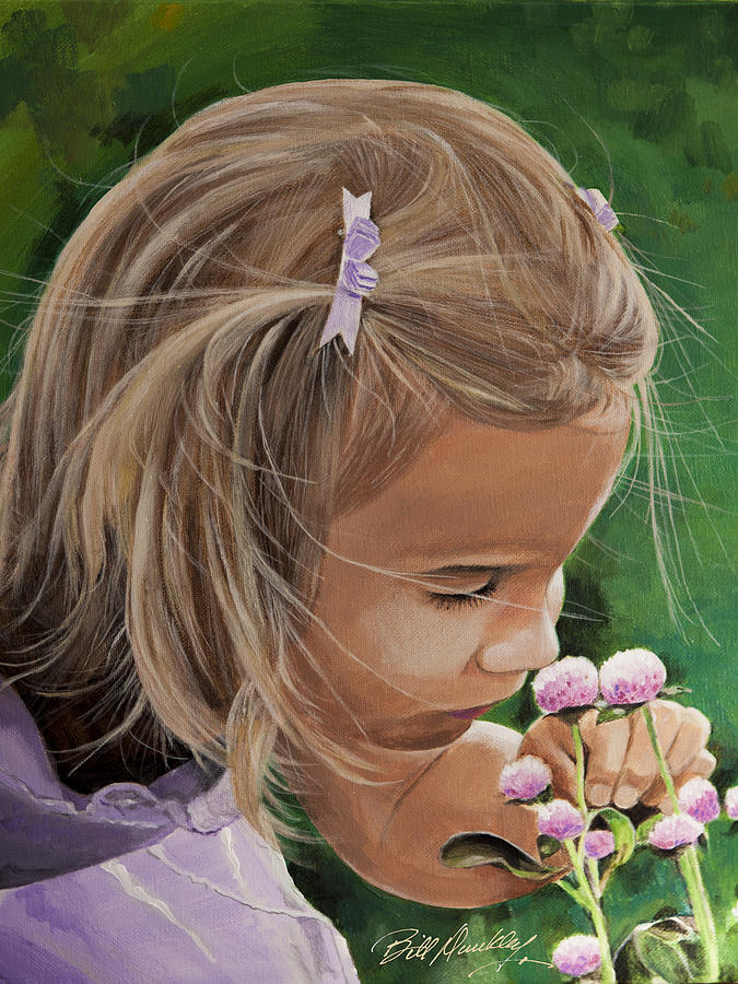 Flower Painting - Moment to Remember by Bill Dunkley