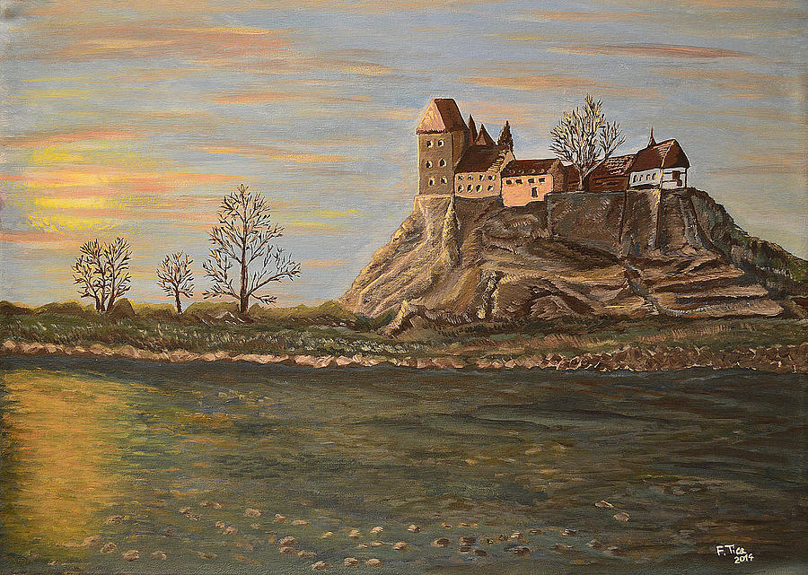 Castle Painting - Moments by Felicia Tica