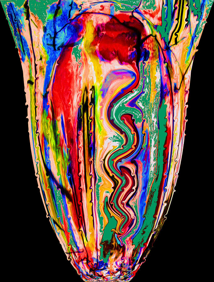 Moms Venetian Glass Vase 12 Mixed Media by Natalie Holland
