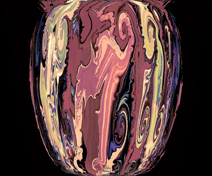 Moms Venetian Glass Vase 16 Mixed Media by Natalie Holland