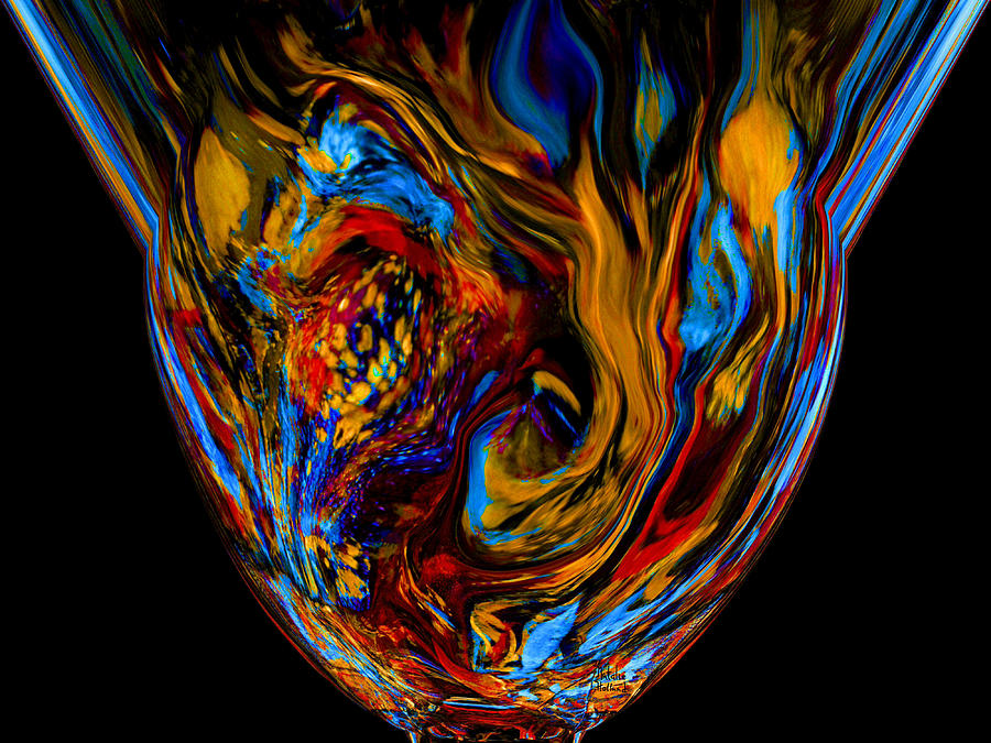 Moms Venetian Glass Vase 7 Mixed Media by Natalie Holland