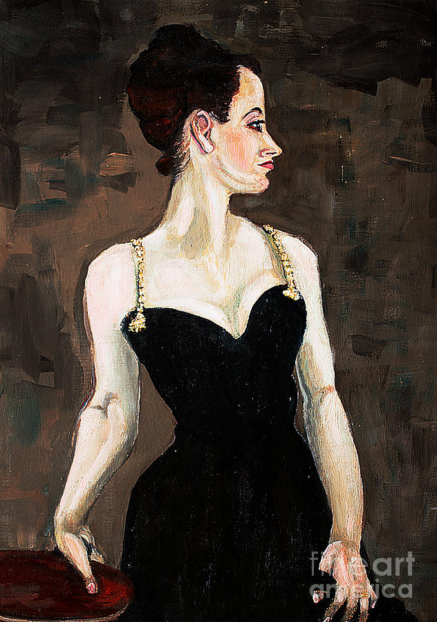 Mon Madame X Painting by Rita Brown