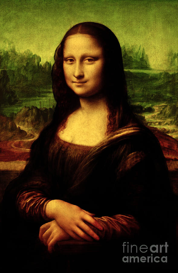 Da Vinci Painting - Mona Lisa by Da Vinci