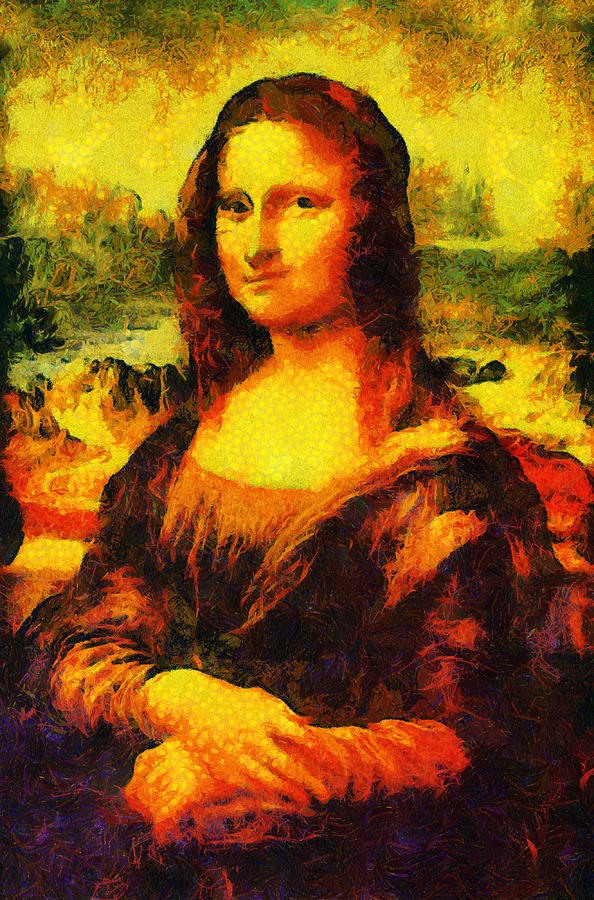 Mona Lisa Digitally Enhanced  Digital Art by Leonardo Da Vinci