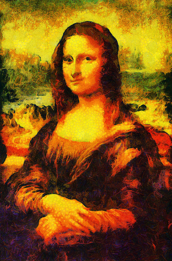 Mona Lisa Digitally Enhanced Digital Art By Leonardo Da Vinci Fine   Mona Lisa Digitally Enhanced Leonardo Da Vinci 