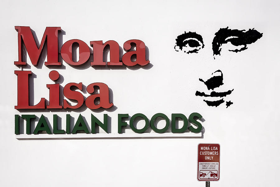 Mona Lisa Italian Foods Digital Art by Photographic Art by Russel Ray Photos