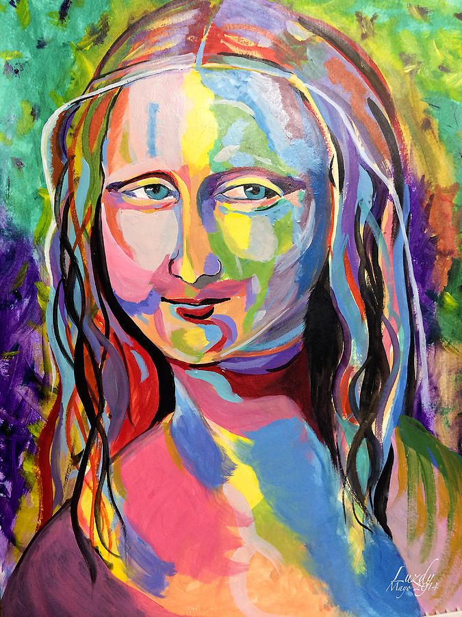 Mona Lisa Painting by Luzdy Rivera