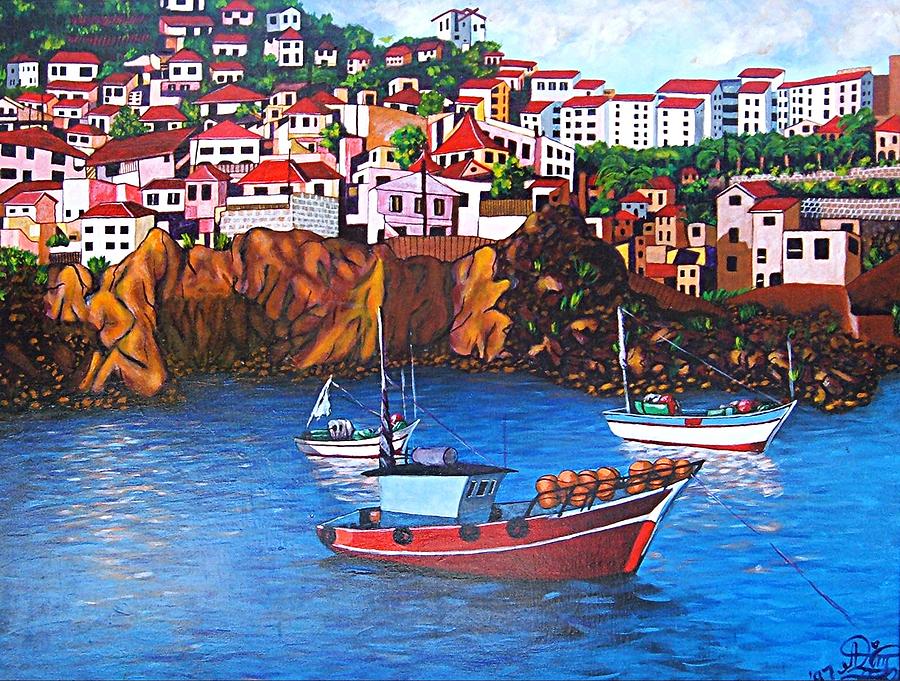 Boat Painting - Monaco by Annette Jimerson