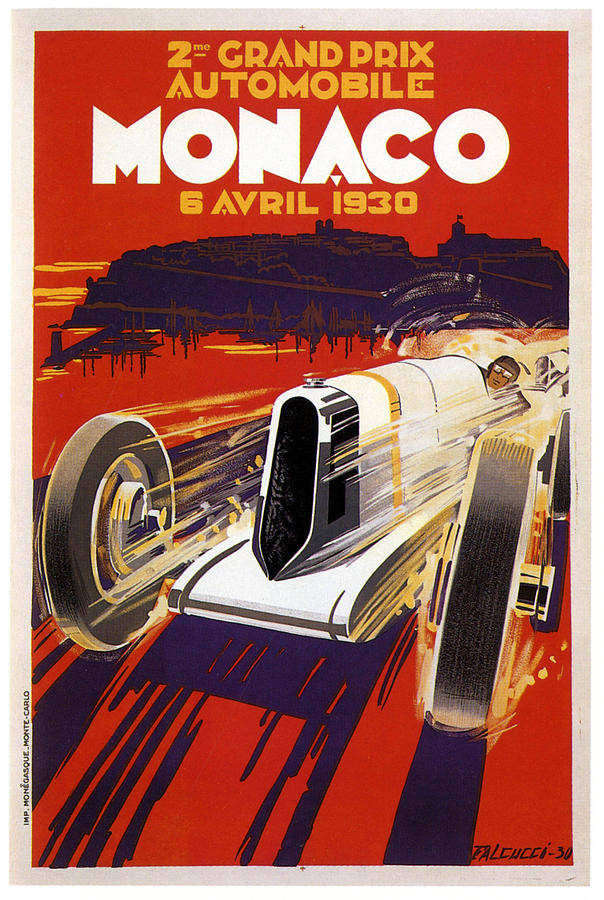 Monaco Grand Prix 1930 Digital Art by Georgia Fowler