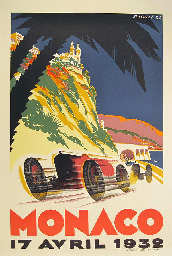 Monaco Grand Prix 1932 Digital Art by Georgia Clare