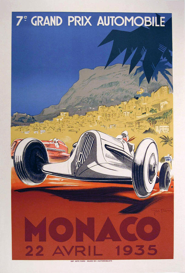 Monaco Grand Prix 1935 Digital Art by Georgia Clare