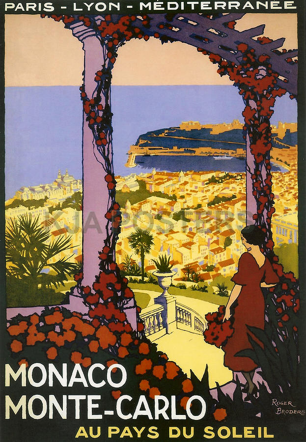 Monaco - Monte Carlo Digital Art by Georgia Clare