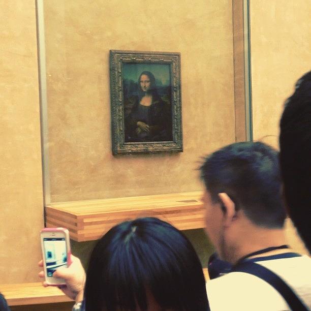 Summer Photograph - #monalisa #louvre #art #gallery #famous by Carl Edge