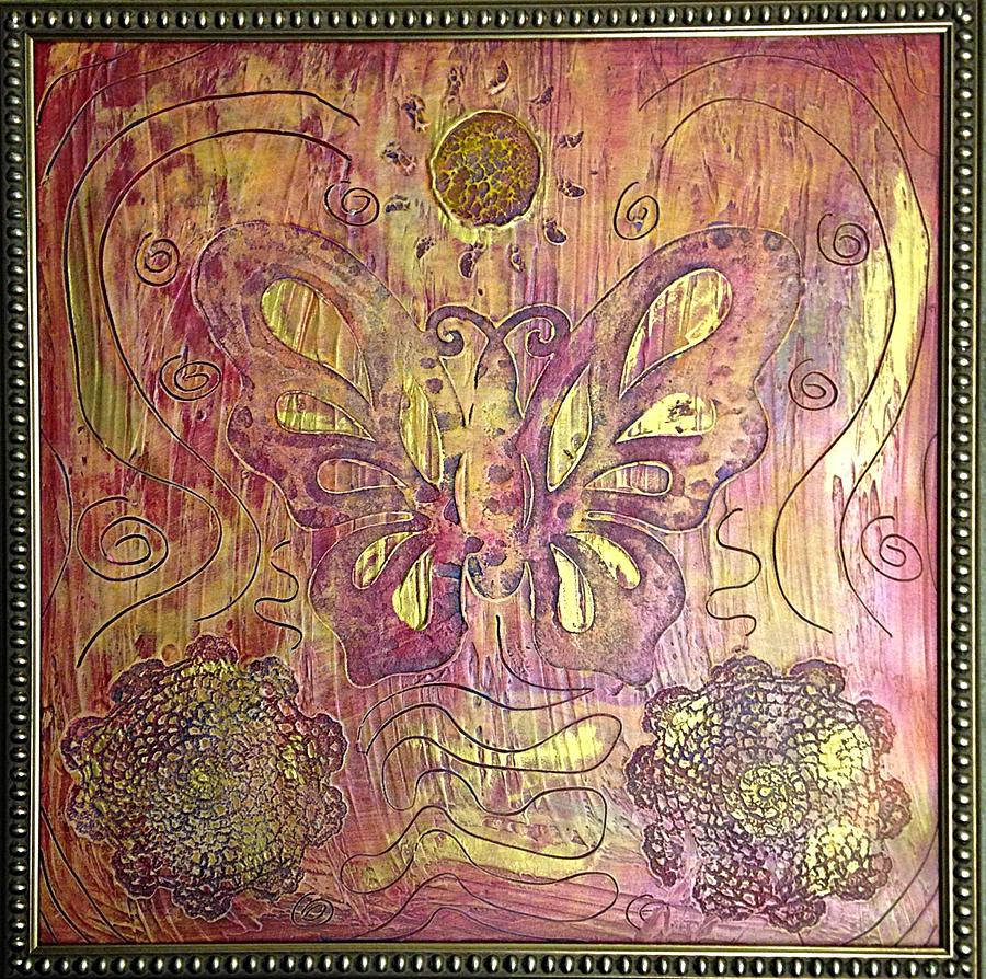 Butterfly Painting - Monarch Butterfly By Alfredo Garcia by Alfredo Garcia Butterfly Painting - Monarch Butterfly By Alfredo Garcia by Alfredo Garcia