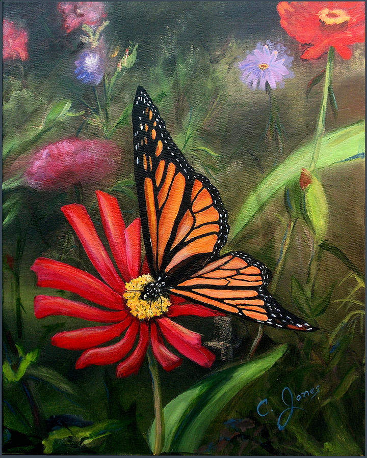 Monarch Painting by C Keith Jones - Fine Art America